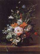 Rachel Ruysch Flowers in a Vase France oil painting reproduction